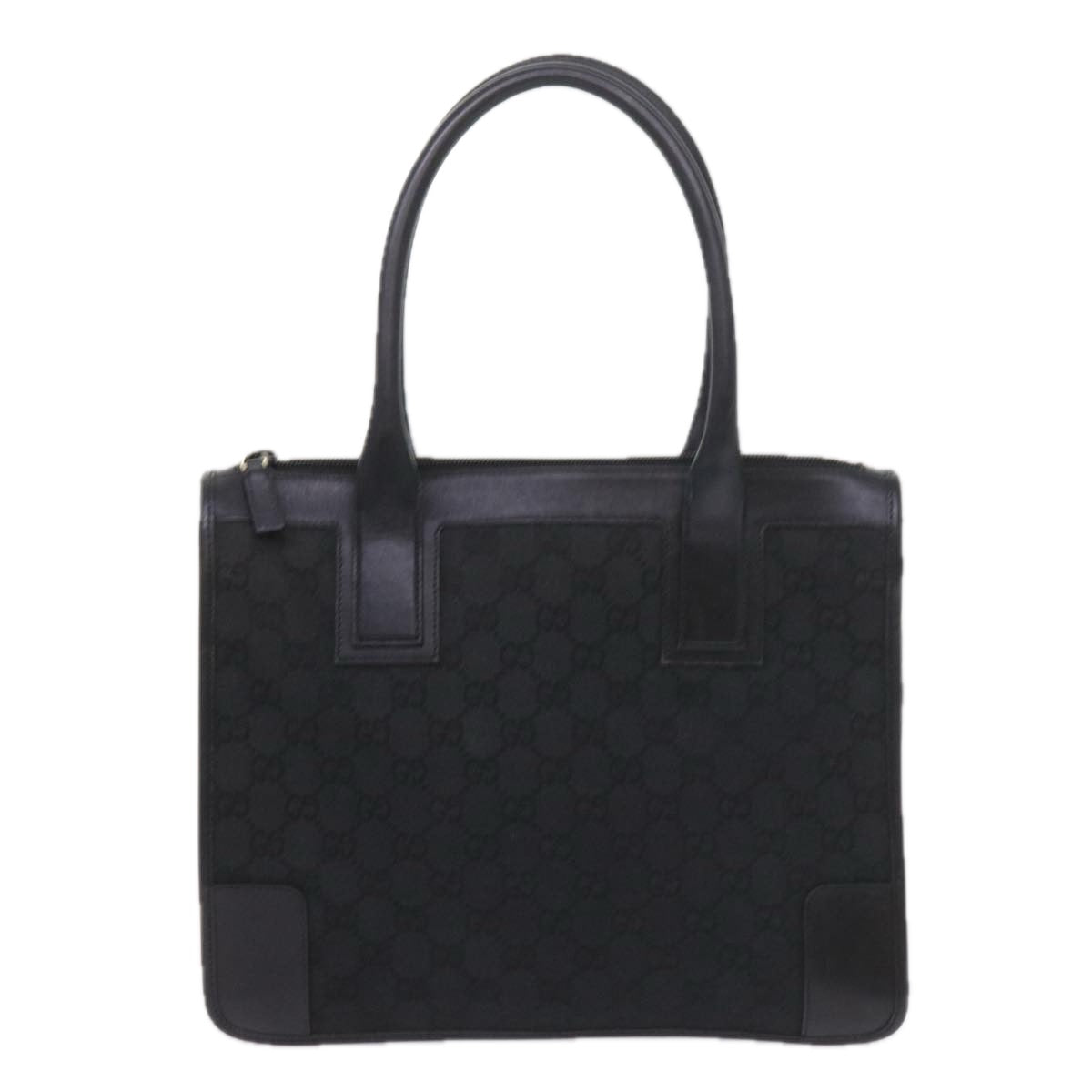 GUCCI GG Canvas Tote Bag Black 000 0855 002112  bs9819