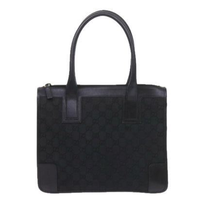 GUCCI GG Canvas Tote Bag Black 000 0855 002112  bs9819