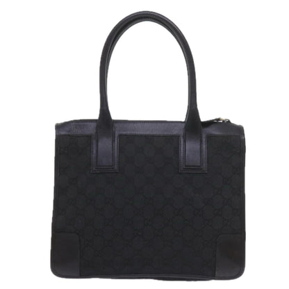 GUCCI GG Canvas Tote Bag Black 000 0855 002112  bs9819