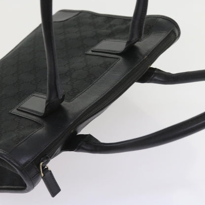 GUCCI GG Canvas Tote Bag Black 000 0855 002112  bs9819