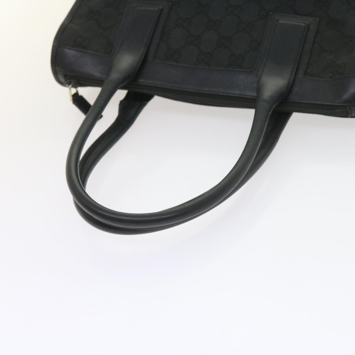 GUCCI GG Canvas Tote Bag Black 000 0855 002112  bs9819