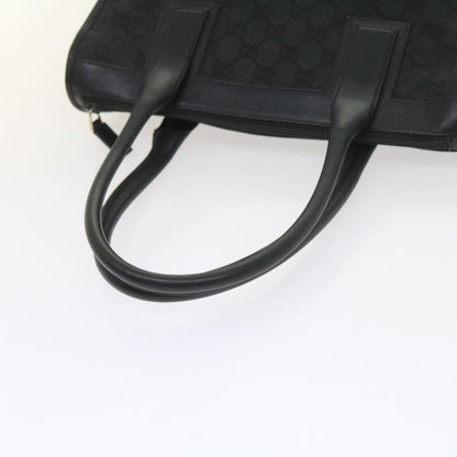 GUCCI GG Canvas Tote Bag Black 000 0855 002112  bs9819