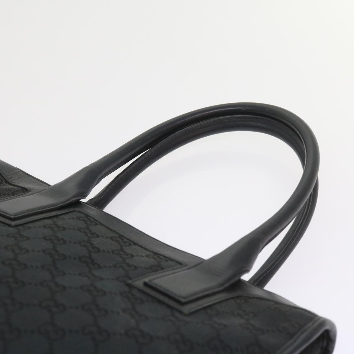 GUCCI GG Canvas Tote Bag Black 000 0855 002112  bs9819