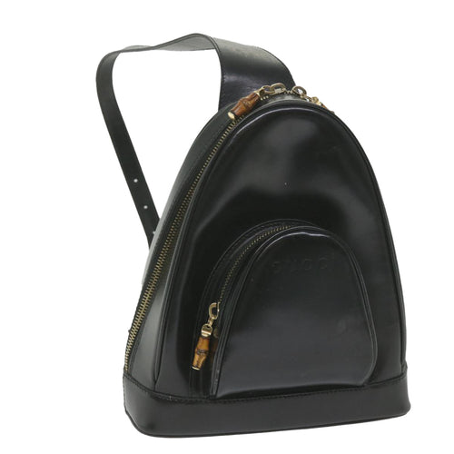 GUCCI Body Bag Leather Black 003 3444 0027  bs9919