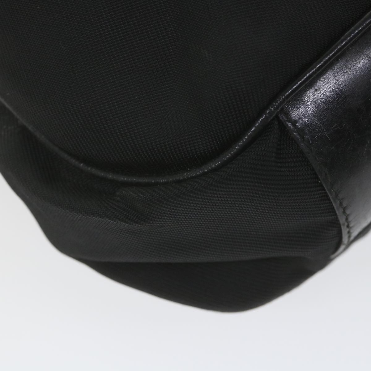 GUCCI Bamboo Shoulder Bag Canvas 2way Black 001 2123 1577  bs9929