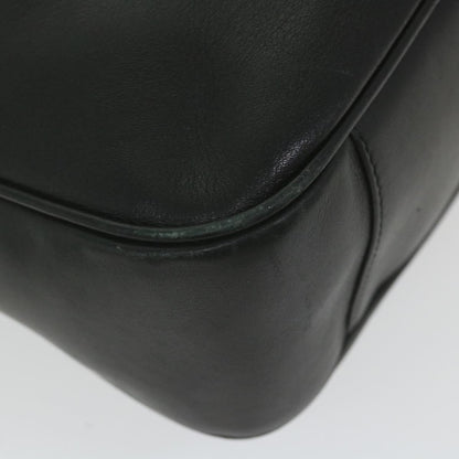 GUCCI Bamboo Shoulder Bag Leather 2way Black 001 1638  bs9938