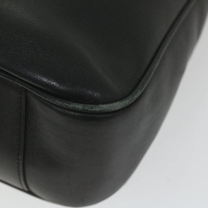 GUCCI Bamboo Shoulder Bag Leather 2way Black 001 1638  bs9938