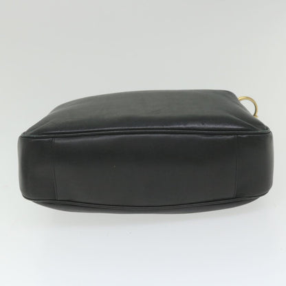 GUCCI Bamboo Shoulder Bag Leather 2way Black 001 1638  bs9938