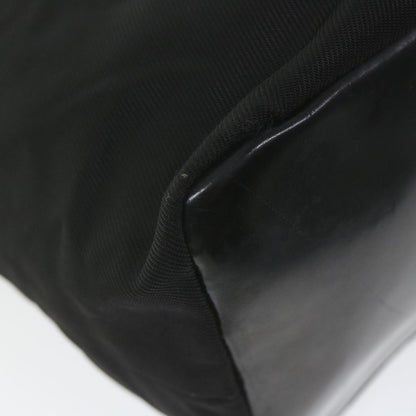 GUCCI Bamboo Shoulder Bag Nylon Black  bs9975