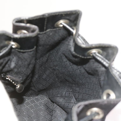 GUCCI Bamboo Shoulder Bag Nylon 2way Black  bs9976