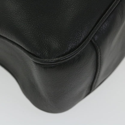 GUCCI Bamboo Shoulder Bag Leather 2way Black  bs9978
