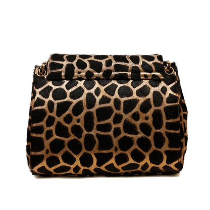 Chanel Black and Gold Giraffe Pattern Limited Edition