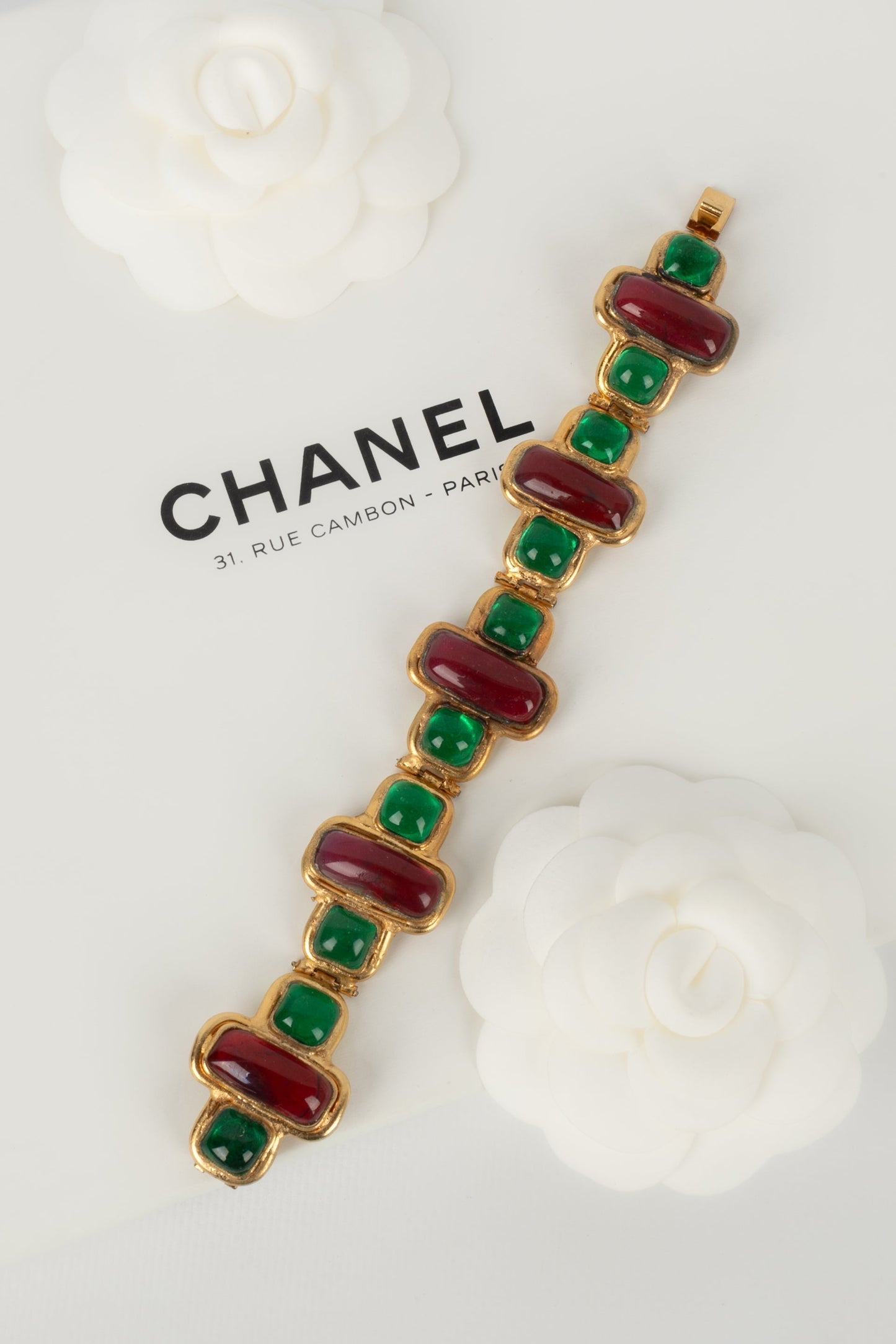 Bracelet en pte de verre Chanel
