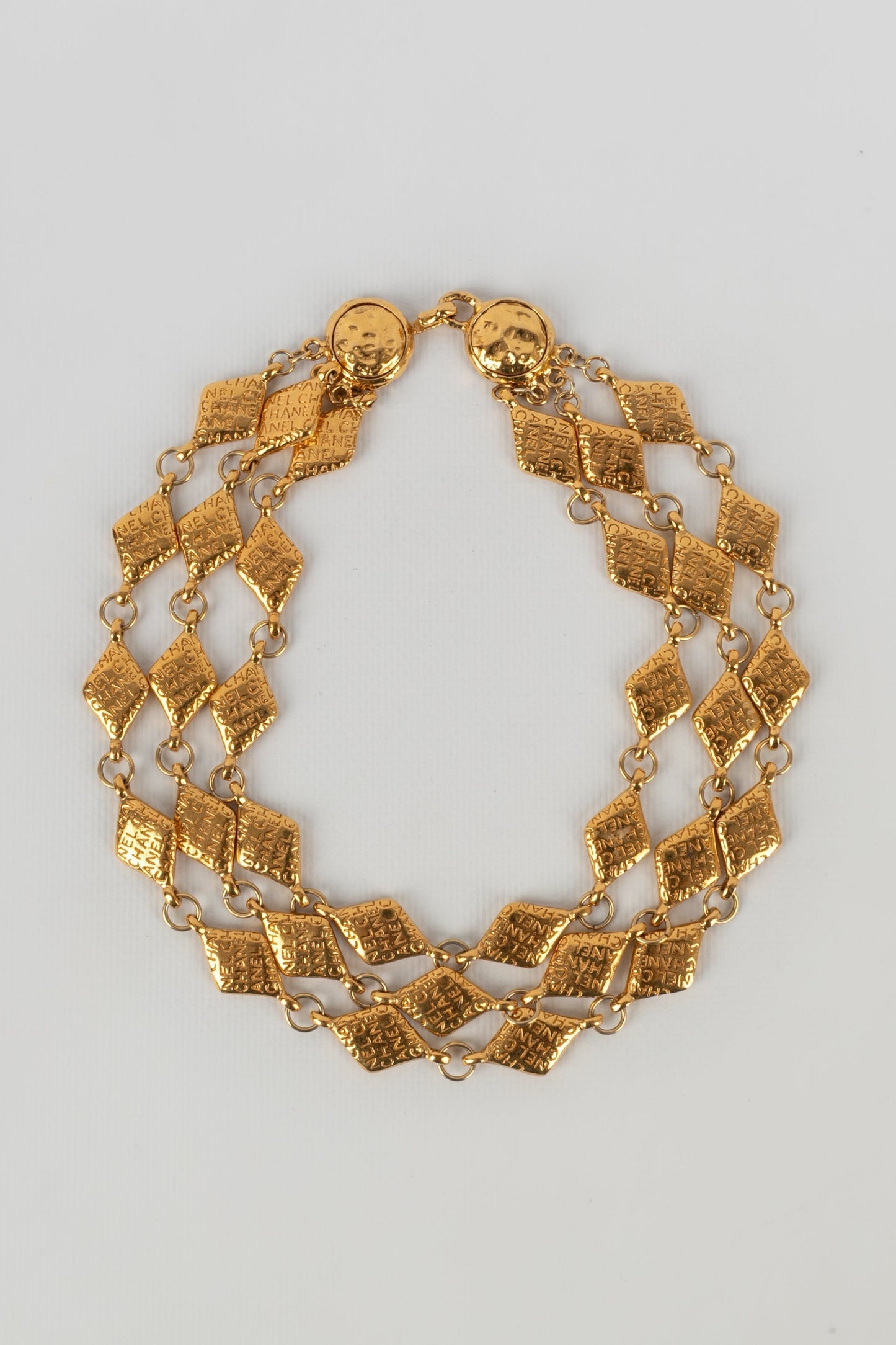 Collier dor Chanel 1990s