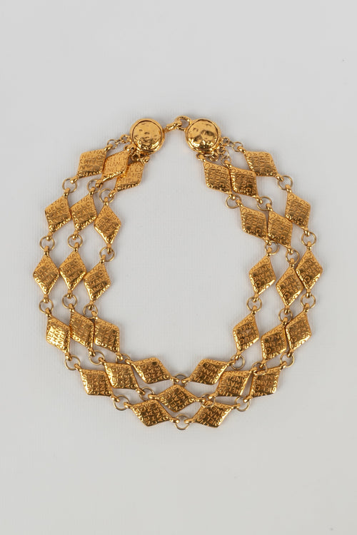 Collier dor Chanel 1990s