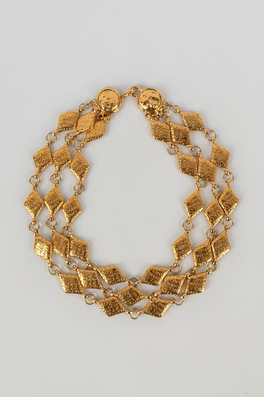 Collier dor Chanel 1990s
