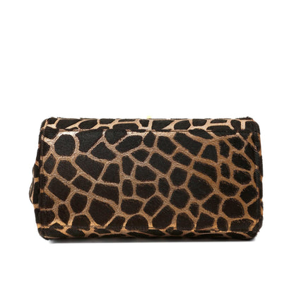 Chanel Black and Gold Giraffe Pattern Limited Edition