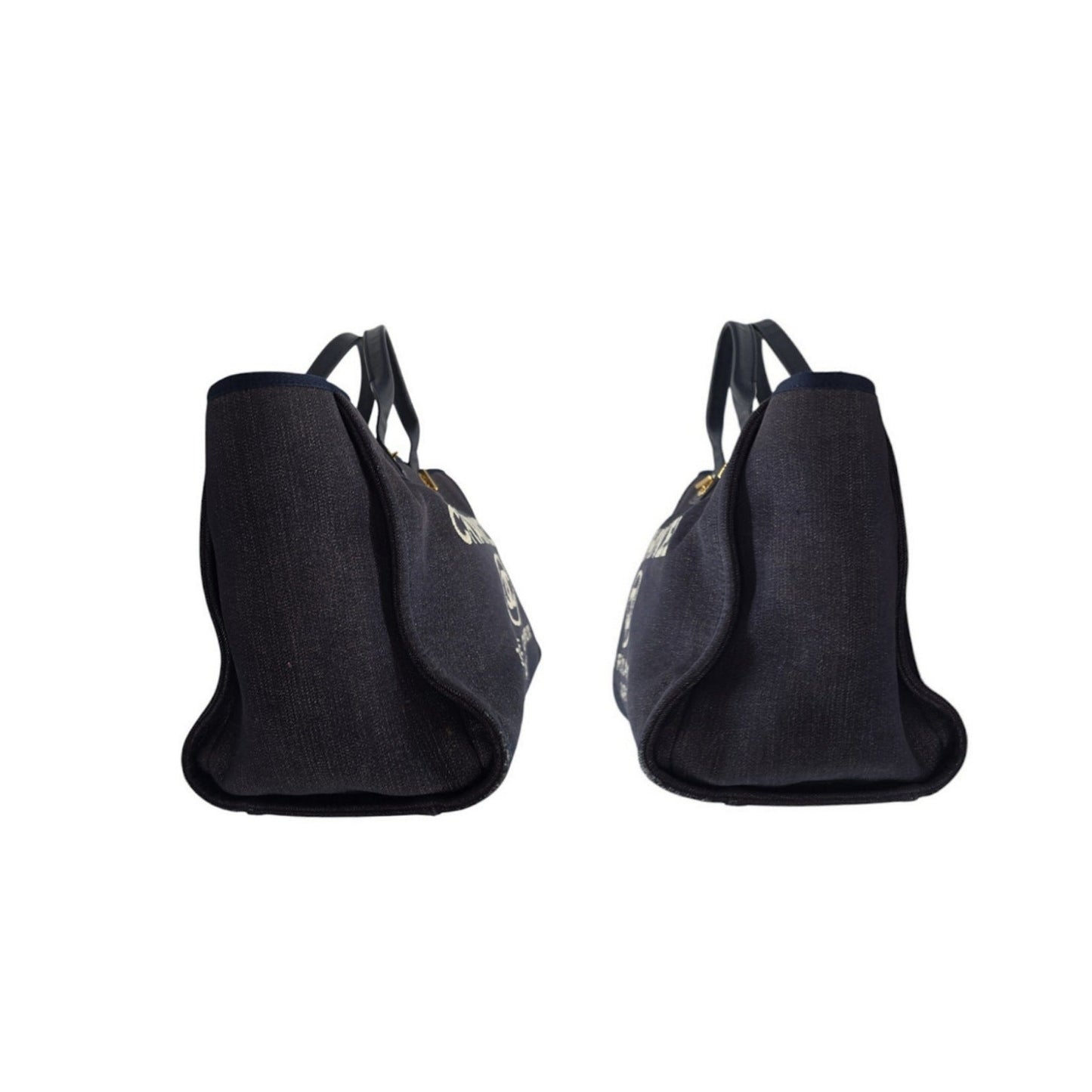 Chanel Medium Dark Washed Denim Deauville Tote