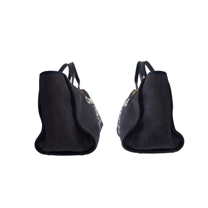 Chanel Medium Dark Washed Denim Deauville Tote