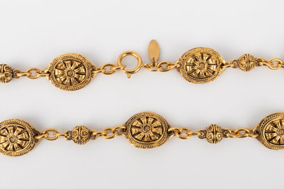 Collier dor Chanel 1980s