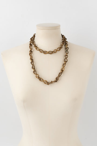 Collier dor Chanel 1950-60