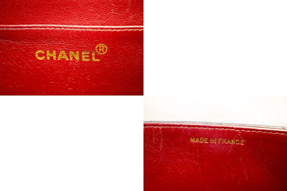 CHANEL Jumbo 13" Maxi 2.55 Flap Chain Shoulder Bag Black Lambskin d66