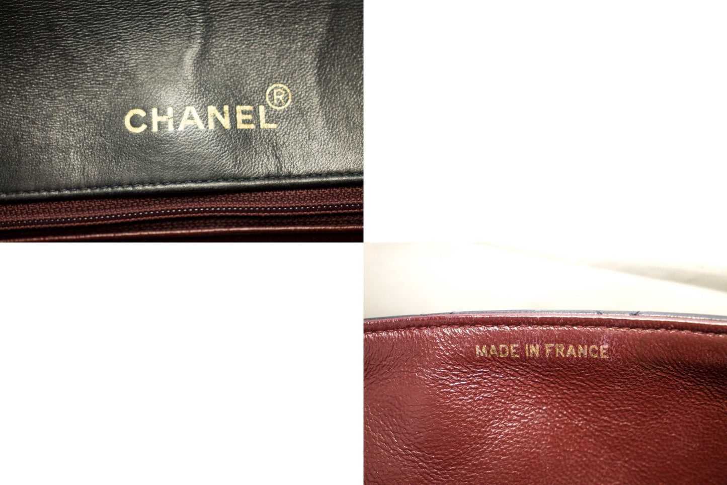 CHANEL Diana Flap Chain Shoulder Bag Black Quilted Lambskin Purse h32