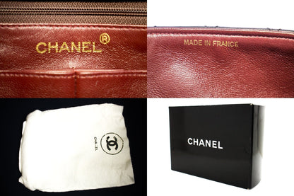 CHANEL Mini Square Small Chain Shoulder Bag Crossbody Black Quilt h30