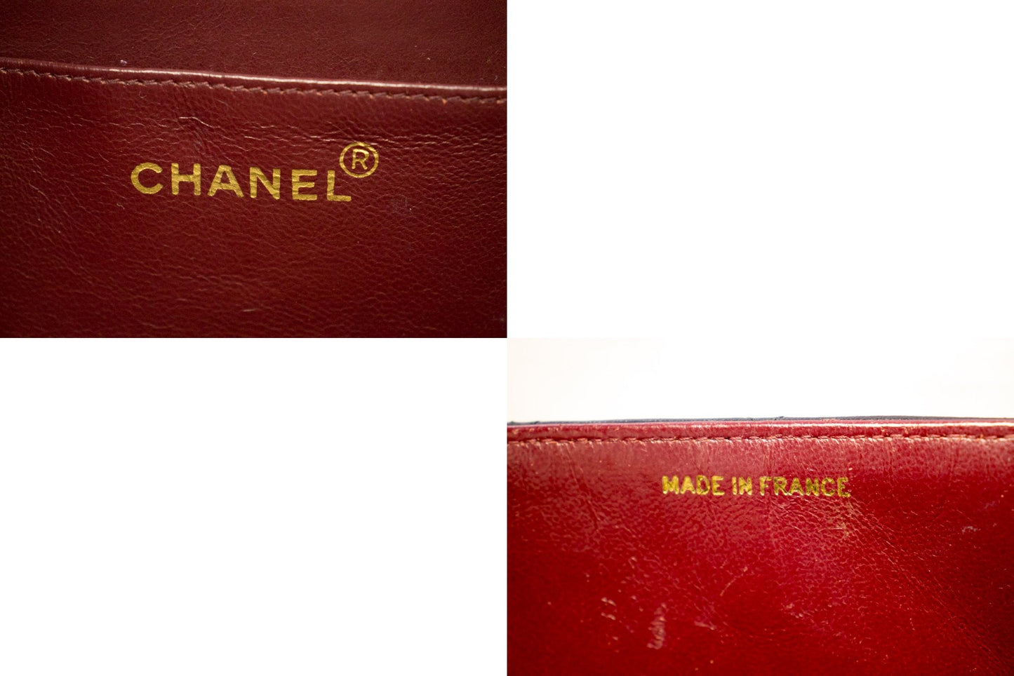 CHANEL Jumbo 13" Maxi 2.55 Flap Chain Shoulder Bag Black Lambskin d68