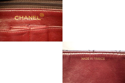 CHANEL Mini Square Small Chain Shoulder Bag Crossbody Black Quilt g90