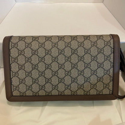 Gucci Dionysus GG Supreme Canvas Purse in Beige/Brown