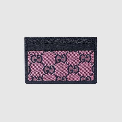 Gucci Canvas GG Multicolor Monogram Card Holder