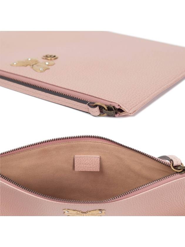 Gucci Butterfly Clutch Bag Pink