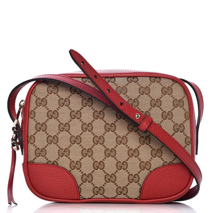 Gucci Canvas Supreme Camera Bag Red