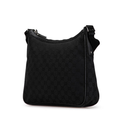 Gucci Canvas Leather Messenger Bag