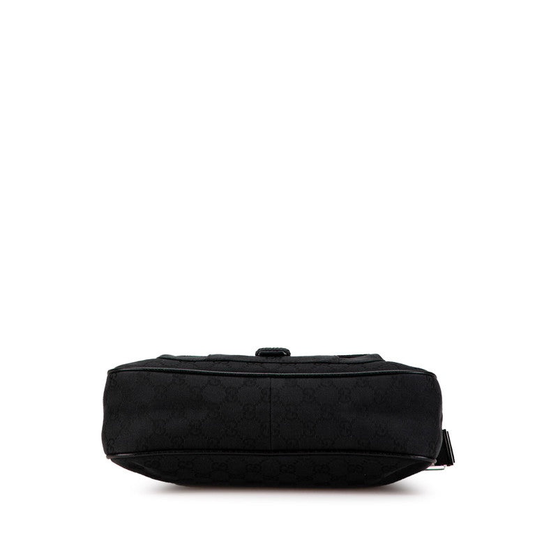 Gucci Canvas Leather Messenger Bag