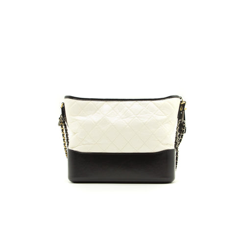 Chanel's Gabrielle Large Hobo Bag White/Black