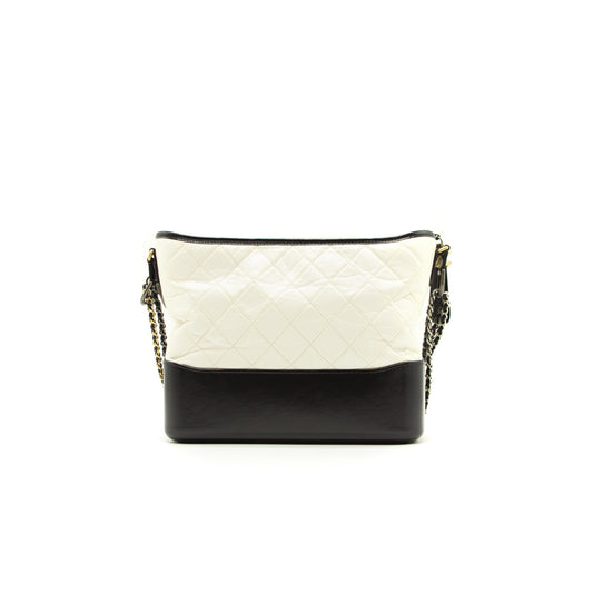 Chanel's Gabrielle Large Hobo Bag White/Black