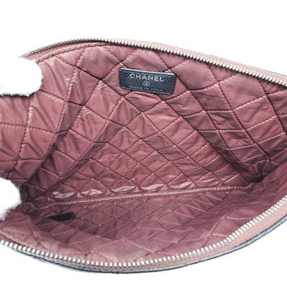Chanel CC Caviar Quilted Cosmetic / Clutch Bag