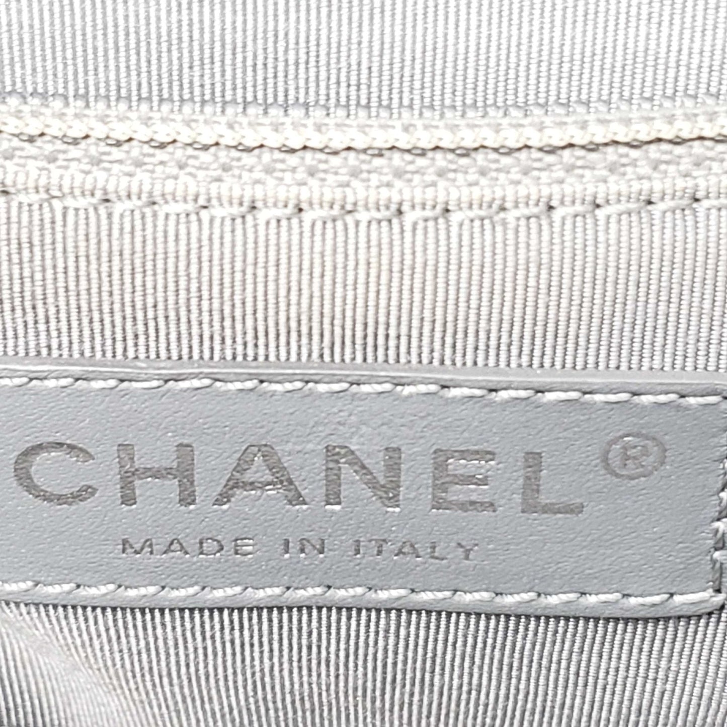 Chanel CC Executive Calfskin Navy Blue Shoulder Bag