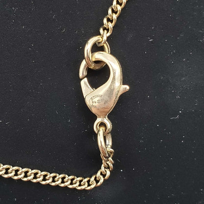 CHANEL Pearl Goldish Color Necklace Adjustable Sizes