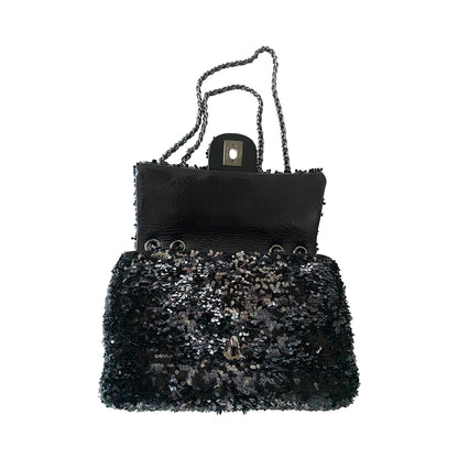 Chanel 2019 Classic Sequin Flap Bag