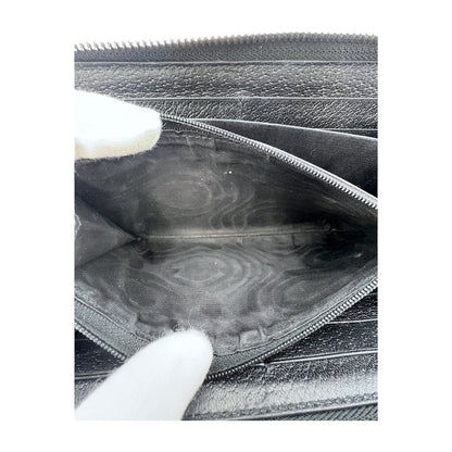 Gucci Black Off The Grid GG Zip Around Wallet