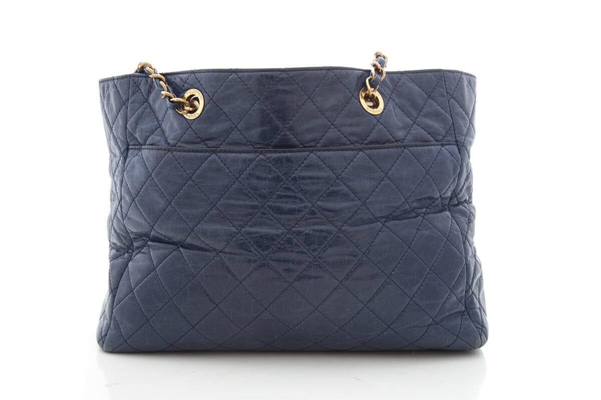 Chanel 2014/15 Navy Large Shopper Handbag