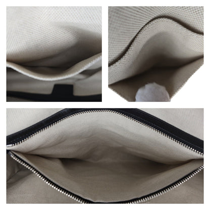 Gucci Black GG Embossed Perforated Leather Double Handle Tote