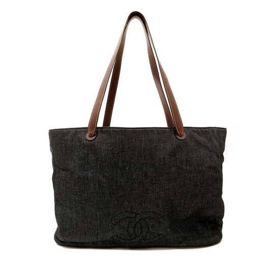 Chanel XL Jumbo Denim Tote Bag