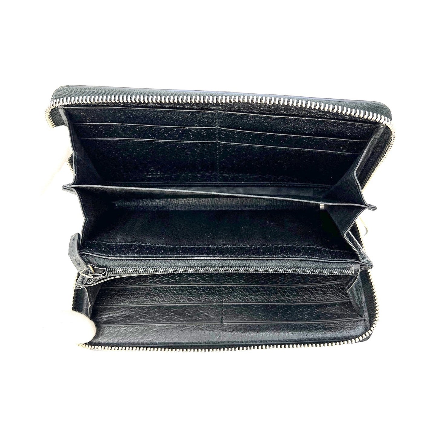 Gucci Black Off The Grid GG Zip Around Wallet