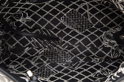 Chanel 2008 Black Essential Shopping Calfskin Tote