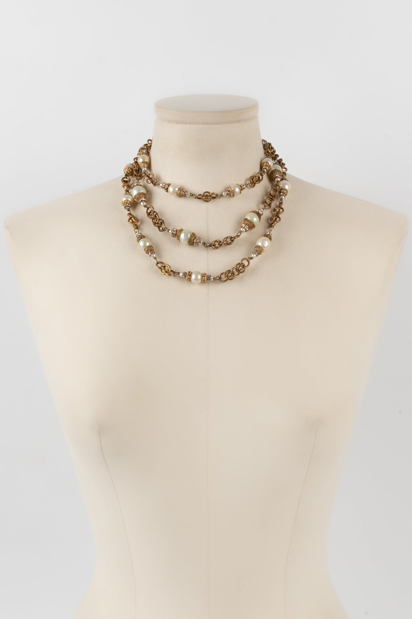 Collier de perles Chanel 1950-60