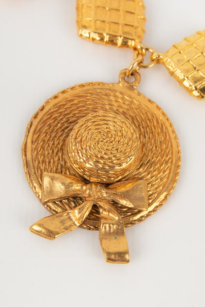 Collier matelass Chanel 1990s